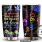 LGBT Bird Love The Important The Object Personalized 20 Oz Tumbler For Coffee Travel And Daily Drinks