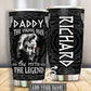 Viking Daddy The Legend Personalized 20 Oz Tumbler For Coffee Travel And Daily Drinks