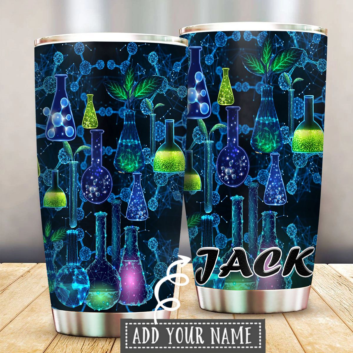 Chemistry Is My Life Personalized 20 Oz Tumbler For Coffee Travel And Daily Drinks