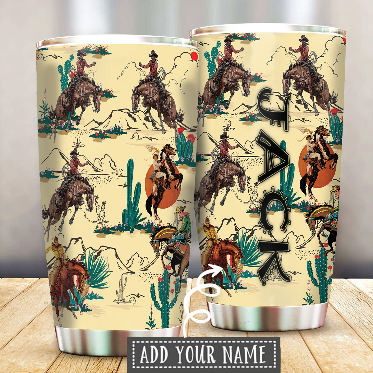 Cowboy Life Personalized 20 Oz Tumbler For Coffee Travel And Daily Drinks