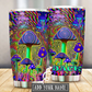 Hippie Mushroom Color Personalized 20 Oz Tumbler For Coffee Travel And Daily Drinks