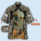 Turkey Hunting Personalized Hawaiian Shirt Pattern Detail For Vacation Travel And Daily Wear