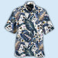 Creative Turtle Pattern Hawaiian Shirt For Tropical Holidays, Outdoor Gatherings, And Everyday Comfort