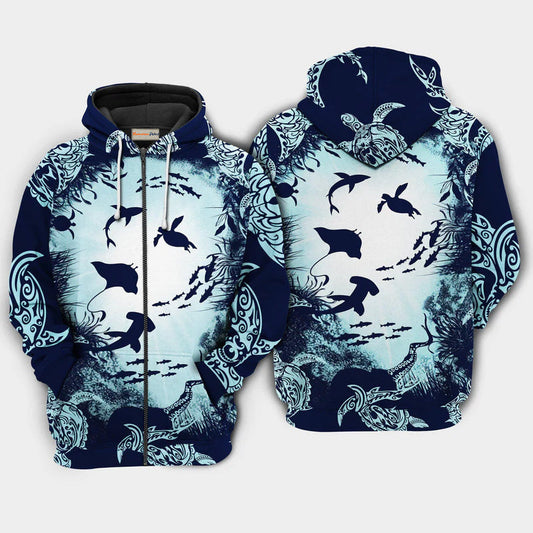 Turtle Aquarium Life Hoodie For Ocean Adventures Seasonal Travel And Gift Giving