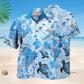 Bold Turtle Map Hawaiian Shirt For Island Vacations, Weekend Events, And Relaxed Everyday Outfits