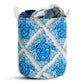 Turtle Ceramic Blue Style Laundry Basket For Bathroom Bedroom Storage