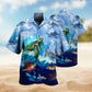 Turtle Flow Hawaiian Shirt For Coastal Getaways, Outdoor Gatherings, And Thoughtful Gift Giving
