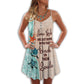 Turtle Some Girls Are Just Born Beach In Their Souls V-Neck Sleeveless Cami Dress For Island Holidays And Thoughtful Gifting