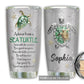 Turtle Love Beach With Sign Personalized 20 Oz Tumbler For Coffee Travel And Daily Drinks