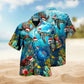 Christmas Creative Pattern Hawaiian Shirt For Coastal Travel, Casual Events, And Comfortable Summer Wear