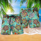Turtle Love Swimming And Love Ocean Hawaiian Beach Shorts For Marine Inspired Outdoor Wear