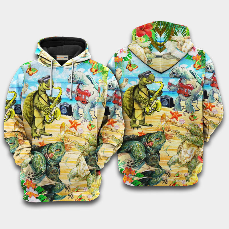 Turtle Loves Music Hoodie For Music Enthusiasts Seasonal Events And Thoughtful Gifts