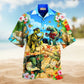 Funny Surfing Crocodile Surf Hawaiian Shirt Tropical Styling View For Beach Days
