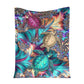 Turtle Magic Flannel Blanket For Cozy Bedroom Sofa Decor
