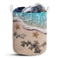Turtle Sand Sea Laundry Basket For Kids Room Bathroom Bedroom And Everyday Storage Organizer