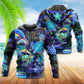 Turtle Ocean Wave Hoodie For Sea Enthusiasts Vacation Style And Comfortable Layering
