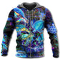 Turtle Ocean Wave Hoodie For Sea Enthusiasts Vacation Style And Comfortable Layering