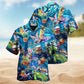 Bold Turtle Turtley Easter Hawaiian Shirt For Resort Trips, Coastal Parties, And Warm Weather Style