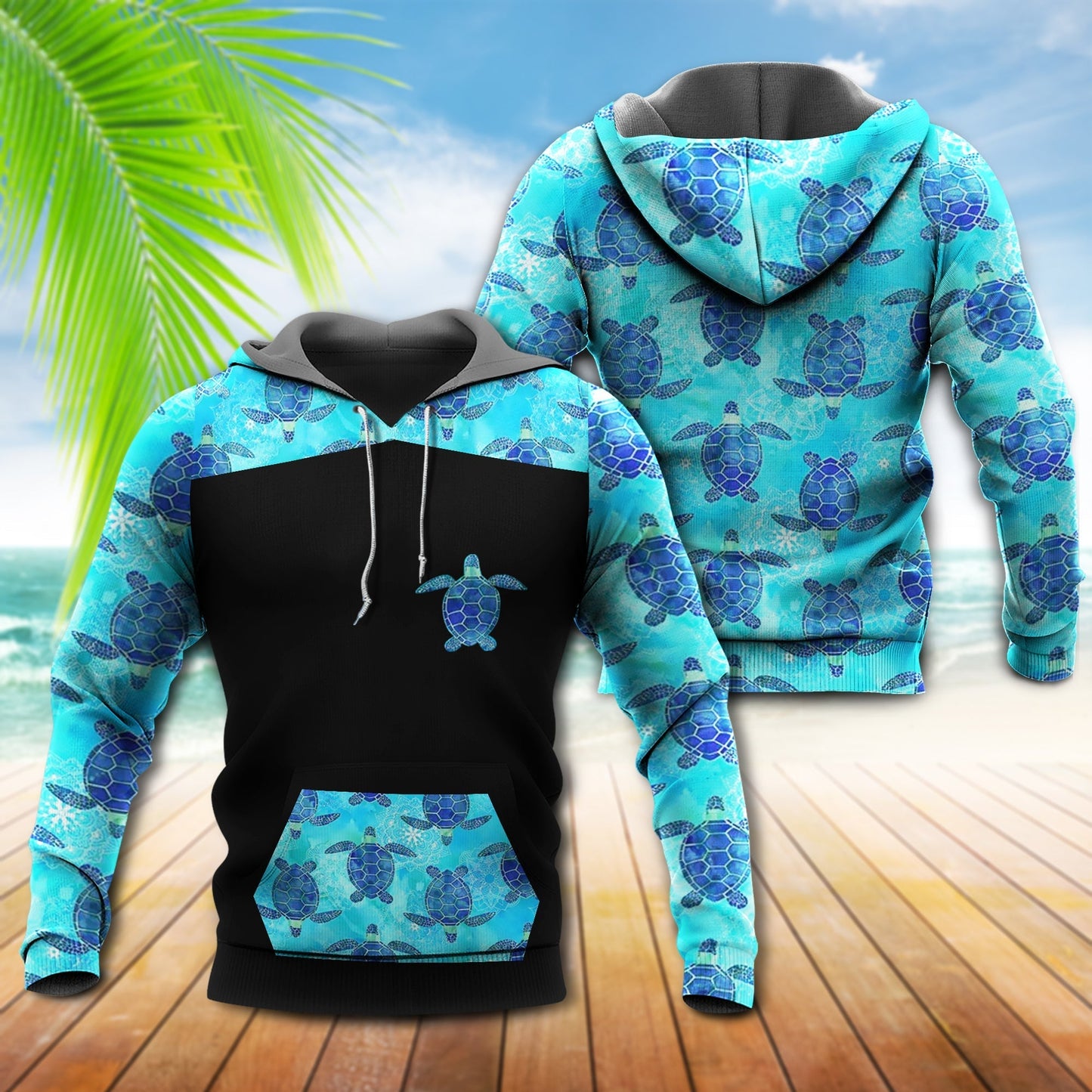 Turtle Love Ocean Life Hoodie For Ocean Themed Events Holidays And Gift Ideas