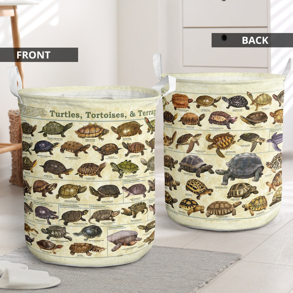 Turtle All Types Diversity Laundry Basket For Room Home Organizer