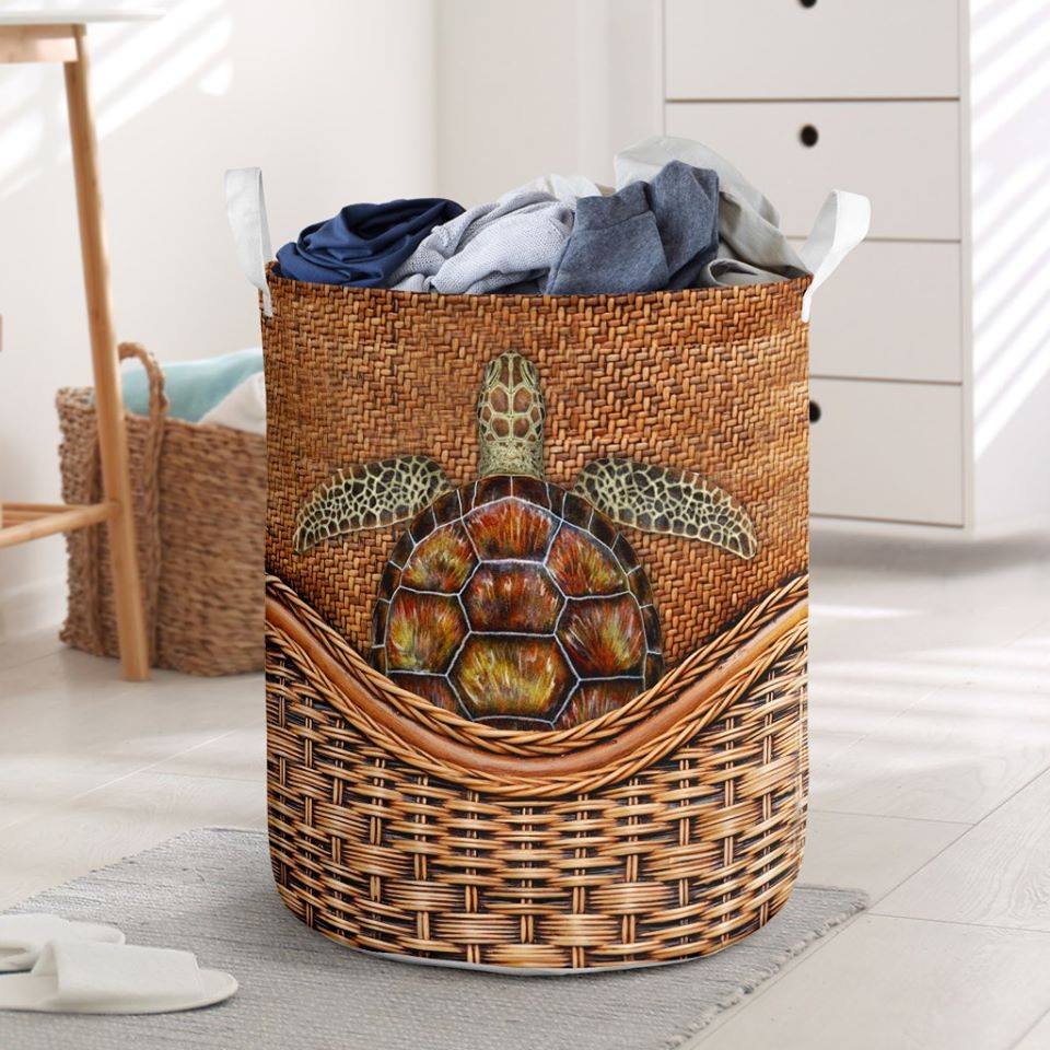 Turtle Laundry Basket For Room Home Organizer