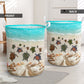 Turtle In The Sea Laundry Basket For Room Home Organizer