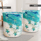 Turtle Ocean Oil Painting Laundry Basket For Room Home Organizer