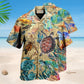 Turtles Under Ocean Hawaiian Shirt For Island Vacations, Resort Wear, And Relaxed Seasonal Style