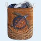 Turtle Sea Laundry Basket For Room Home Organizer