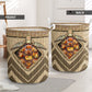 Turtle Wicker Texture Hole Laundry Basket For Room Home Organizer