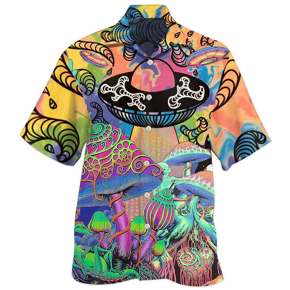 Galaxy Ufo Space Adventure Hawaiian Shirt For Beach Days, Summer Outings, And Thoughtful Gift Giving