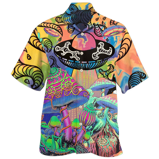 Galaxy Ufo Space Adventure Hawaiian Shirt For Beach Days, Summer Outings, And Thoughtful Gift Giving