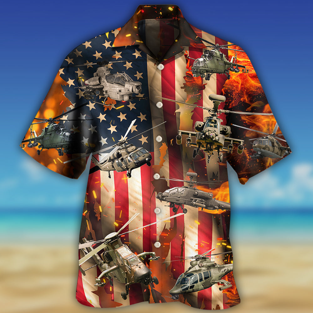 Combat Aircraft US Army Hawaiian Shirt For Resort Getaways And Comfortable Summer Activities