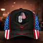 US Veteran Flag Carbon Classic Cap For Comfortable Casual Wear Holidays And Outdoor Trips