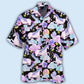 Cute Unicorn Star Hawaiian Shirt For Island Vacations, Resort Wear, And Relaxed Seasonal Style