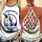 Unicorn Loves Color Loves Peaceful Hollow Tank Top For Summer Outings And Everyday Comfort