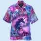 Galaxy Unicorn Purple Hawaiian Shirt For Beach Days, Summer Outings, And Thoughtful Gift Giving
