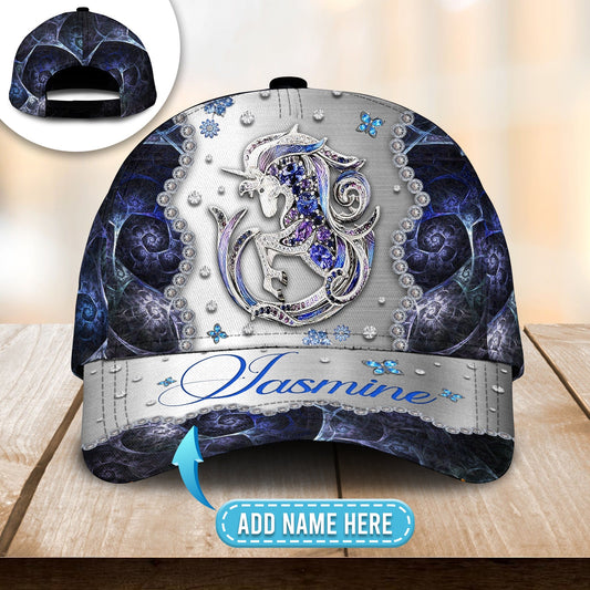 Lovely Unicorn Jewelry Personalized Classic Cap For Casual Events Beach Trips And Thoughtful Gifting