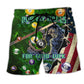 Billiard Good Luck Beach Shorts Pattern View For Relaxed Vacation Styling
