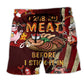 BBQ I Rub My Meat Before Stick It Beach Shorts Pattern View For Relaxed Vacation Styling