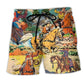 Cowboy Real Ride Horses So Much Fun Beach Shorts Pattern View For Weekend Trips And Outdoor Activities