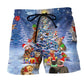 Cats Christmas Joy Beach Shorts For Summer Vacation And Coastal Travel