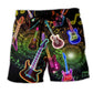 Music Guitar All You Need Beach Shorts For Poolside Relaxation And Summer Adventures