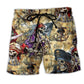 Skull Pirate Warm Beach Shorts For Poolside Relaxation And Summer Adventures