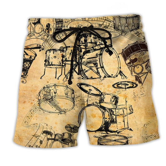 Music No Drums Beach Shorts For Poolside Relaxation And Summer Adventures
