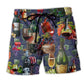 Wine Better With Beach Shorts Print Detail For Thoughtful Gift Giving