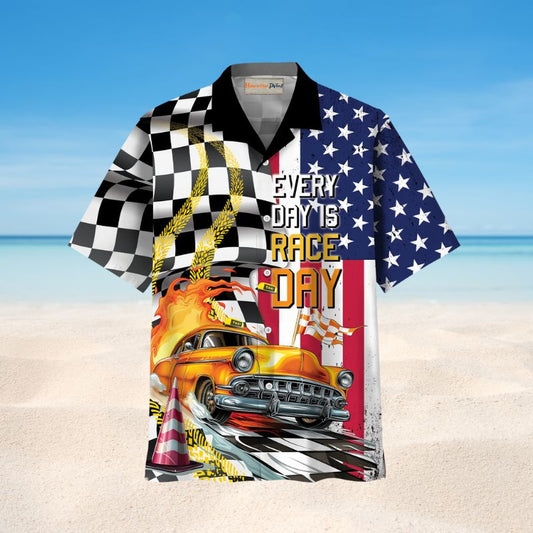 Urban Street Night Ride Themed Aloha Hawaiian Shirt For Beach Parties And Weekend Getaways