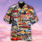Classic Historic Car Utah Roadster Club Highway Hawaiian Shirt For Vacation Days And Relaxed Coastal Outings