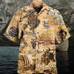 Norse Warrior Map War Hawaiian Shirt Design Detail For Sunny Adventures And Casual Wear