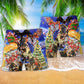 Veteran Merry Christmas America Beach Shorts Pattern Detail For Coastal Leisure And Relaxed Casual Style